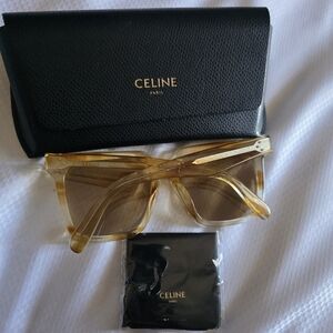 Celine Transparent Gold Sunglasses